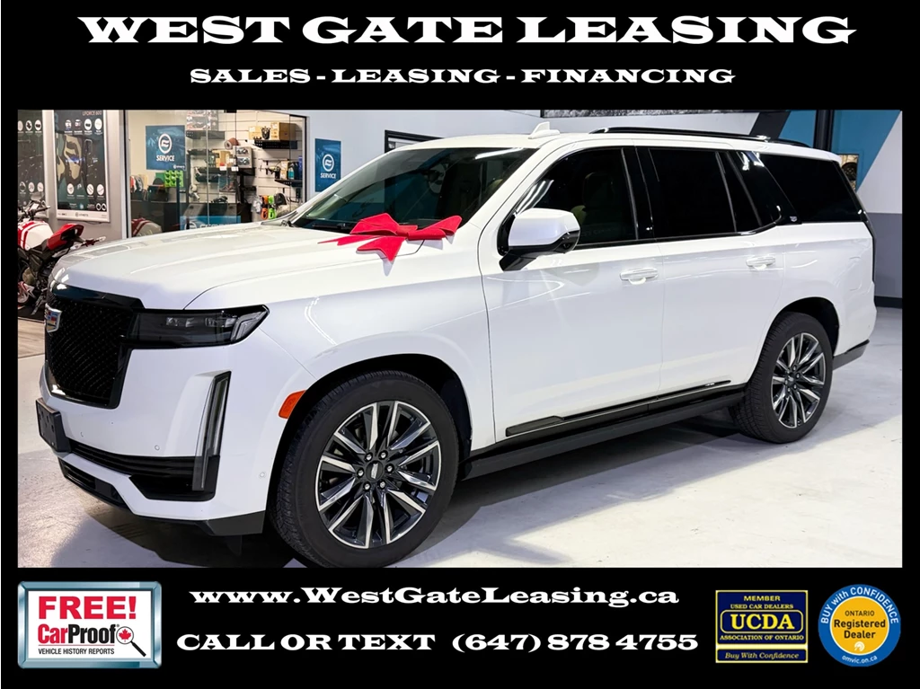 Used 2021 Cadillac ESCALADE SPORT PLATINUM | CAPTAIN SEATS | NO AC... 
