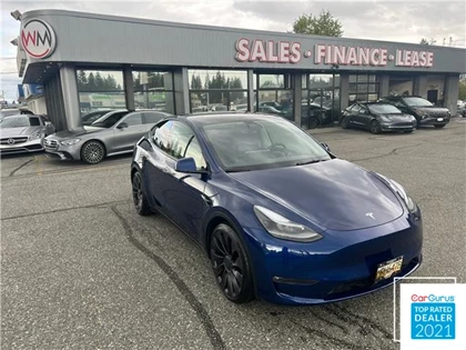 Used 2022 Tesla MODEL Y PERFORMANCE 4DR ALL-WHEEL DRIVE SPORT U... 