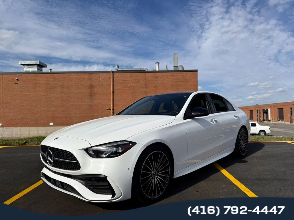 Used 2023 Mercedes-Benz C-CLASS C300 / PREMIUM PKG / NIGHT PKG / COGNA 